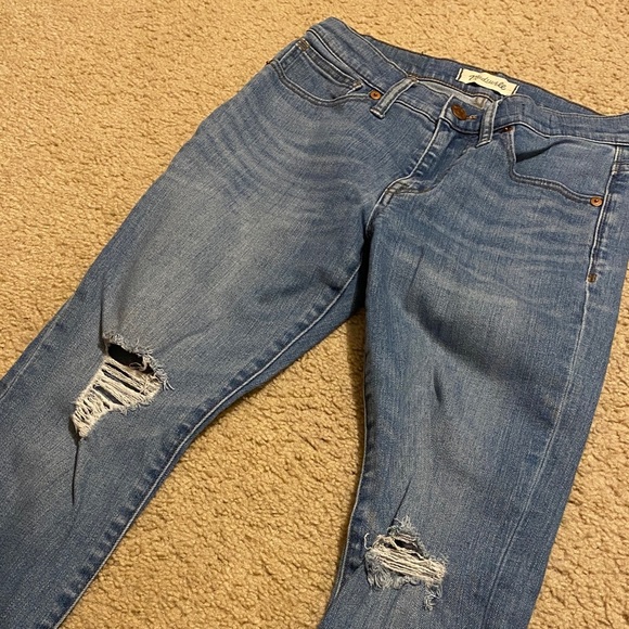 Madewell Light Blue Straight Leg Jeans - Picture 4 of 4